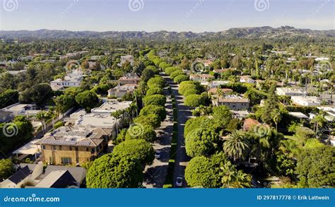 Beverly Hills From Above Los Angeles Drone Footage Stock Footage