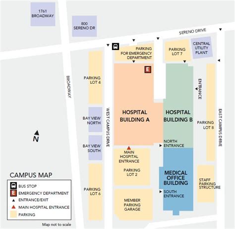 Kaiser Vacaville Campus Map