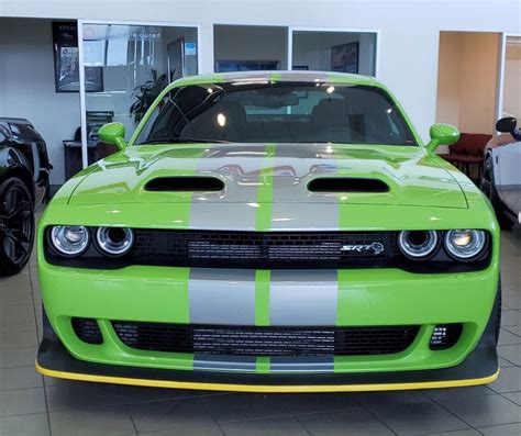 2019 Dodge Challenger Srt Hellcat Redeye In Sublime With Dual Silver