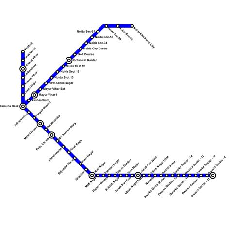 Blue Line Delhi Metro Metro Routes Timings Stations Fare Metro Routes