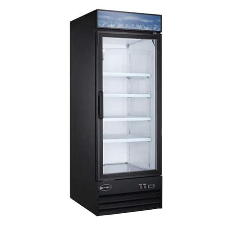Saba 34 In W 23 Cu Ft One Glass Door Commercial Merchandiser Freezer