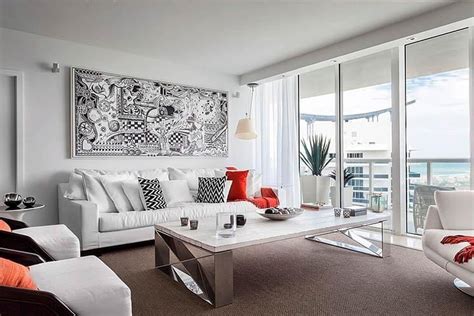 Apartments In Miami Living Room Eclectic Interior Apartment Interior