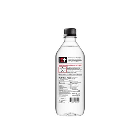 Essentia Ionized Alkaline Purified Water 20 Oz 24 Pack Readyrefresh