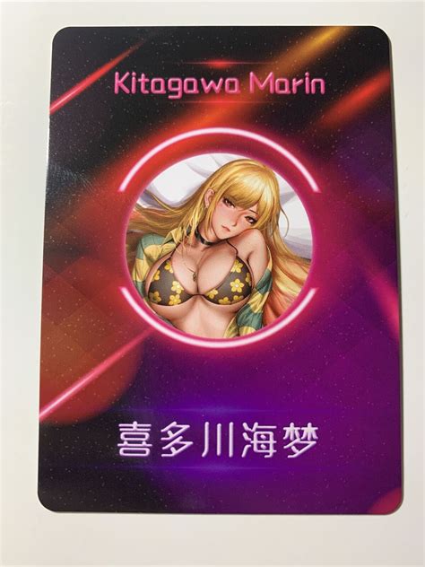 Marin Kitagawa Dress Darling Sexy ACG Goddess Waifu Card Girl Holo