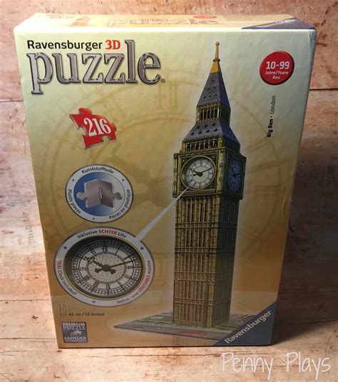 Ravensburger Big Ben With Clock 3d Puzzle Being Mrs C