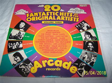 Various 20 Fantastic Hits By The Original Artists Volume Three Arcade Records