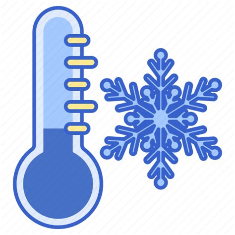 Cold Freezing Temperature Winter Icon