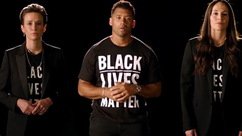 Russell Wilson Sue Bird And Megan Rapinoe Deliver Powerful Black Lives