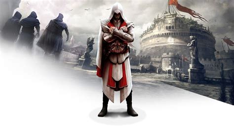 Ezio In Assassins Creed Brotherhood K Hd Wallpapers Assassin S Creed