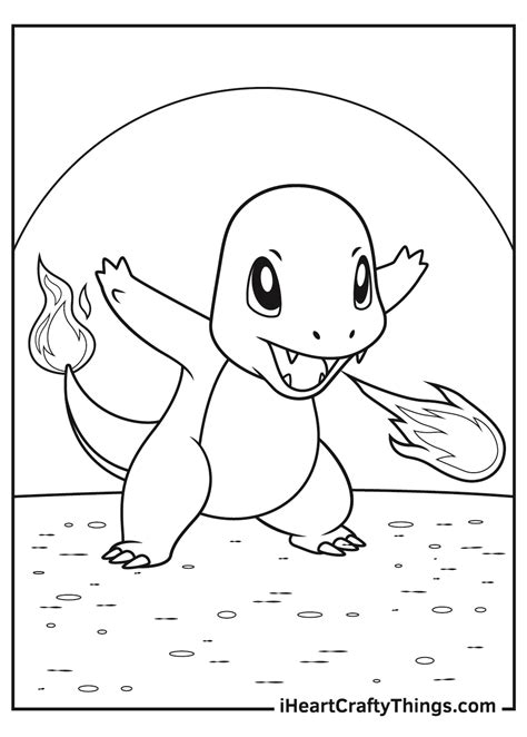 Charmander Coloring Pages Updated 2021