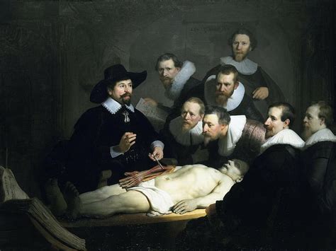 Rembrandt Van Rijn Artists Painter Oil Painting The Anatomy Of