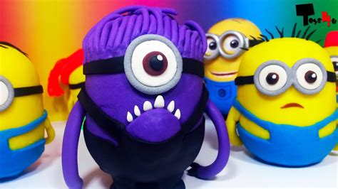 minions surprise eggs play doh youtube