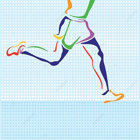 Sportsman Abstract Runner Endurance Race Vector Runner Endurance