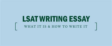 The Lsat Writing Essay What It Is And How To Write It Kaplan Test Prep