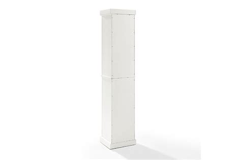 Crosley Seaside Tall Linen Cabinet Ashley Furniture Homestore