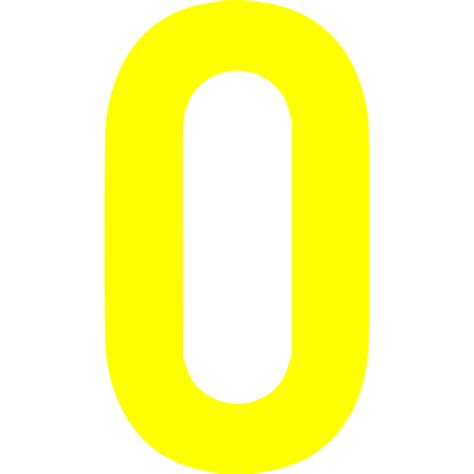 Yellow Letter O Icon Free Yellow Letter Icons