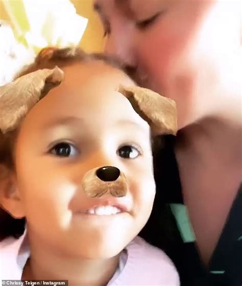 Chrissy Teigen Posts Adorable Photos Of Her Daughter Luna Four And