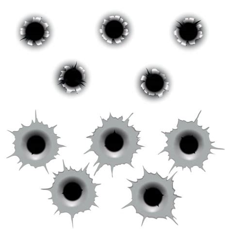 Bullet Hole Illustrations Royalty Free Vector Graphics And Clip Art Istock