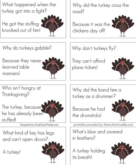 Printable Thanksgiving Jokes And Riddles Telegraph
