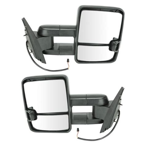 Trail Ridge® Tr00070 Driver And Passenger Side Manual Towing Mirror Set Foldaway
