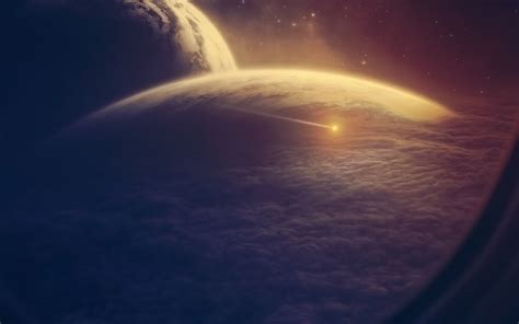 Hintergrundbilder Sonnenlicht Digitale Kunst Planet Platz Himmel