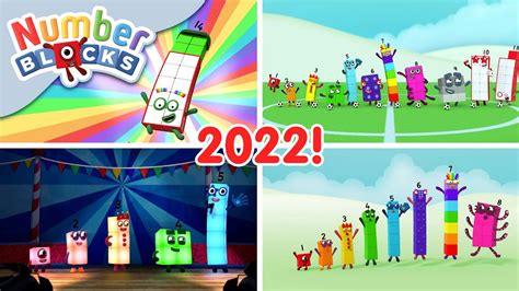 Numberblocks Hello 2022 🎆 Happy New Year Learn To Count Youtube