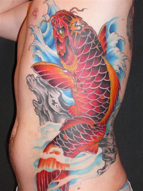 Reducing the design to a black outline results in an elegant tattoo that is less visible but equally meaningful and gorgeous. The 75 Best Koi Fish Tattoo Designs for Men | Improb