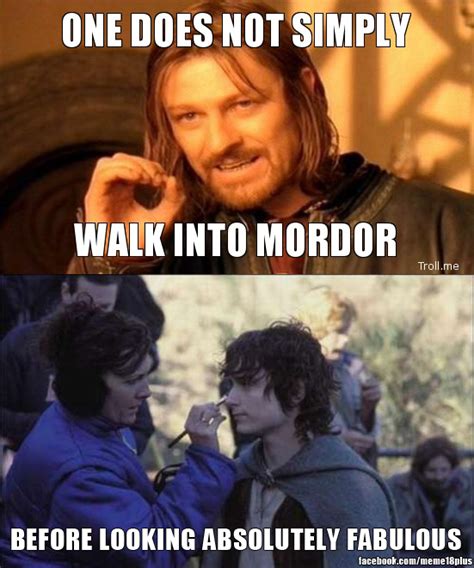 one does not simply walk into mordor love the lord lord of the rings one does not simply