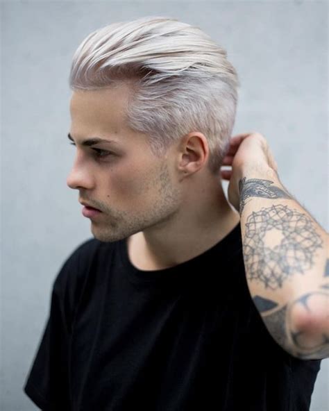 Cabelo Platinado A Tendência De Hairstyle Masculino Pro Verão Portal