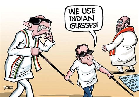 Satish Acharya On Rahuls Indian Glasses Daily Mail Online
