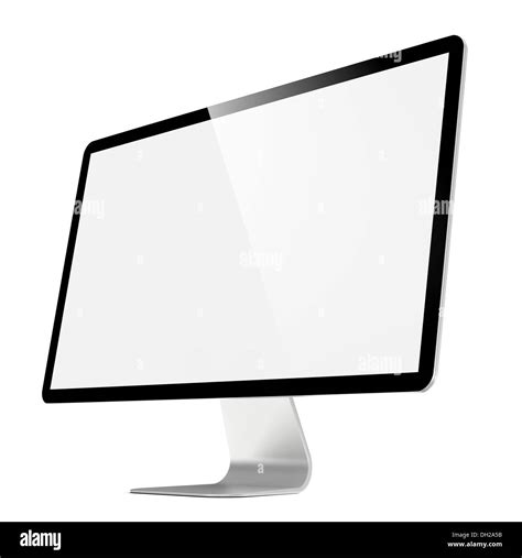 Modern 4k Widescreen Lcd Monitor Stock Photo Alamy