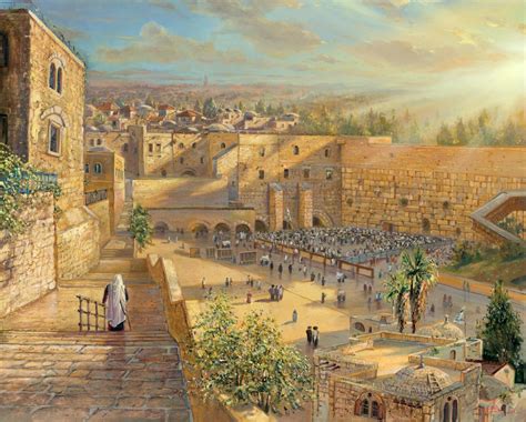 Jerusalem Paintings Archives Kotel Jewish Poster Jewish Art
