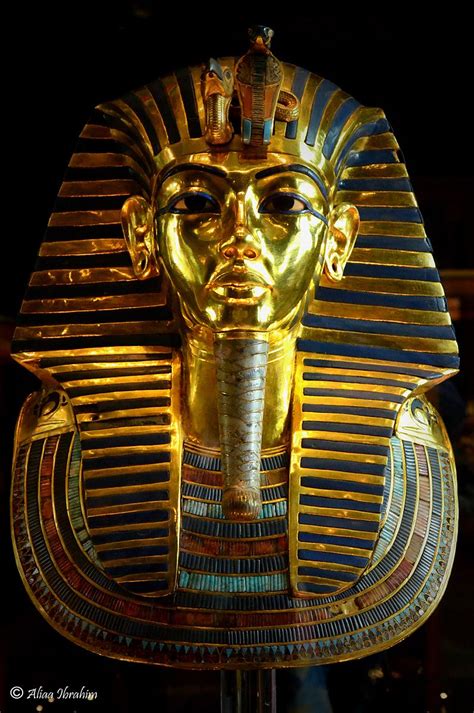The Golden Mask Of Tut Ankh Amun At The Egyptian Museum In Cairo