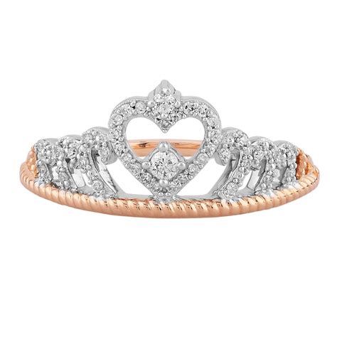 9ct Rose Gold 020ct Diamond Tiara Ring Skr23686 20