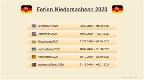 Ferien Niedersachsen 2021 Kalender 2021 Ferien Schleswig Holstein