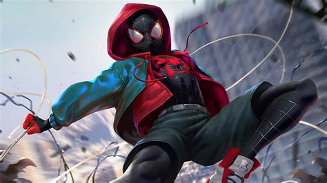 Spider Man Into The Spider Verse Miles Morales Wallpapers Hd