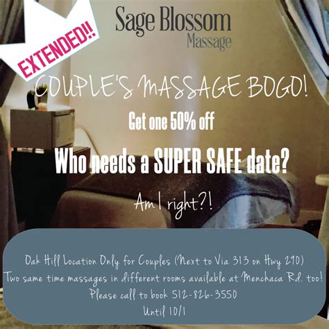 Extended Our Popular Bogo Is A Gogo Sage Blossom Massage