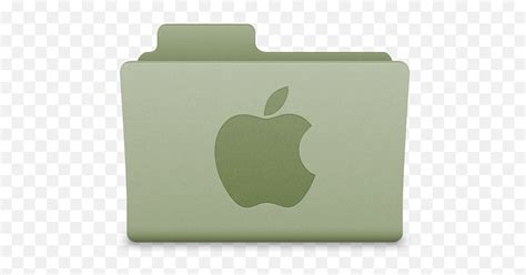 Green Apple Folder Icon Latt For Os X Icons Softiconscom Green Apple