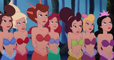 Ariels Sisters In The Little Mermaid