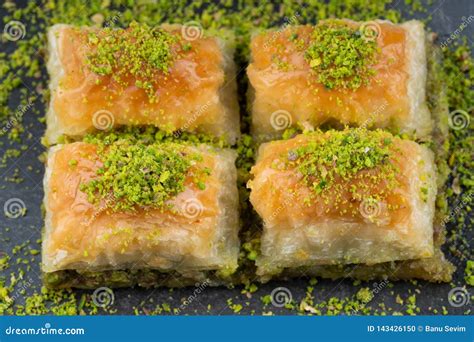 Turkish Dessert Sobiyet Baklava Stock Photo Image Of Lunch Fistik
