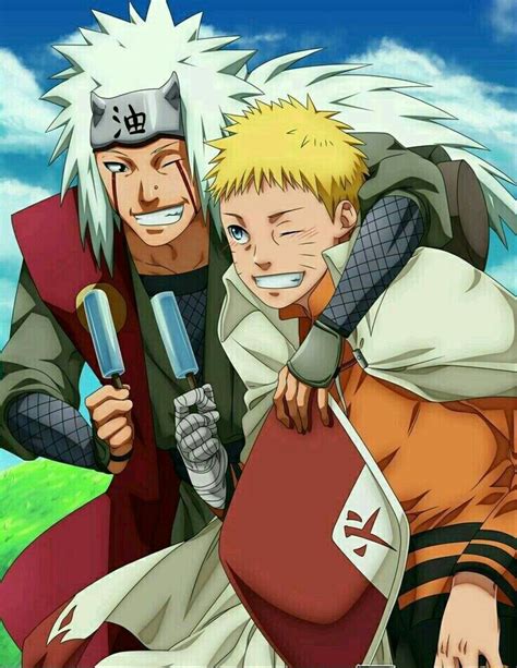 Naruto And Jiraiya Naruto Naruto Uzumaki Personajes De Naruto