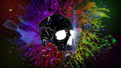 Rainbow Skull Wallpapers Top Free Rainbow Skull Backgrounds