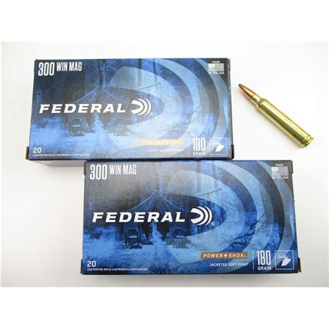 Federal Power Shok 300 Win Mag Ammo