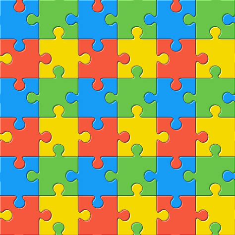 Autism Puzzle Pattern Printed Htv, Adhesive Vinyl- 374 | Ebay - Puzzle Print Htv | Printable 