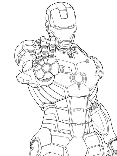 Avengers infinity war coloring pages iron man. Iron Man Coloring Pages Kids | イラスト 塗り絵, ぬり絵, 塗り絵