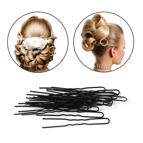 20pcs set black new u shaped hair pin hair styling jewelry bobby pin clip metal hairpin women