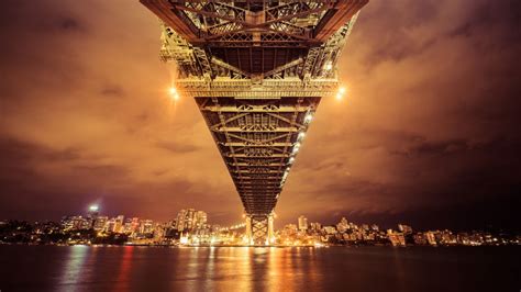 Sydney Harbour Bridge 4k Wallpaper Australia Cityscape River