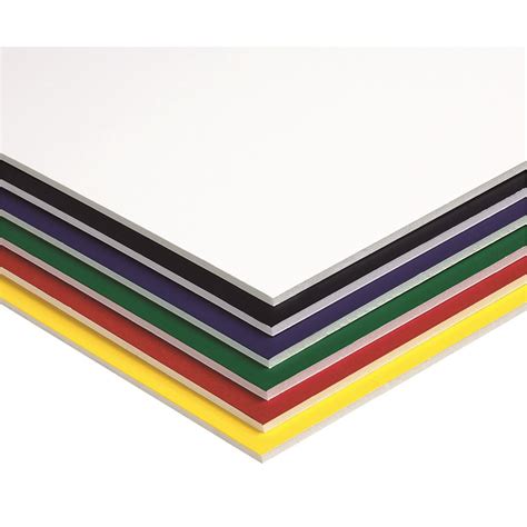 Foam Board 6 Assorted Colors 20 X 30 10 Sheets Pac5554 Dixon