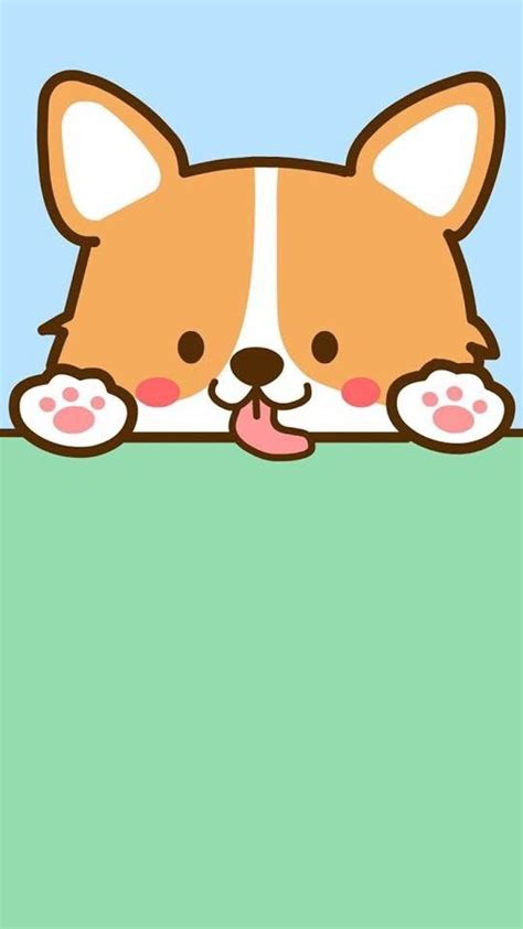 Kawaii Cute Dog Wallpaper Cartoon 540x960 Wallpaper