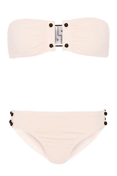 Proenza Schouler Embellished Bandeau Bikini Net A Porter Com